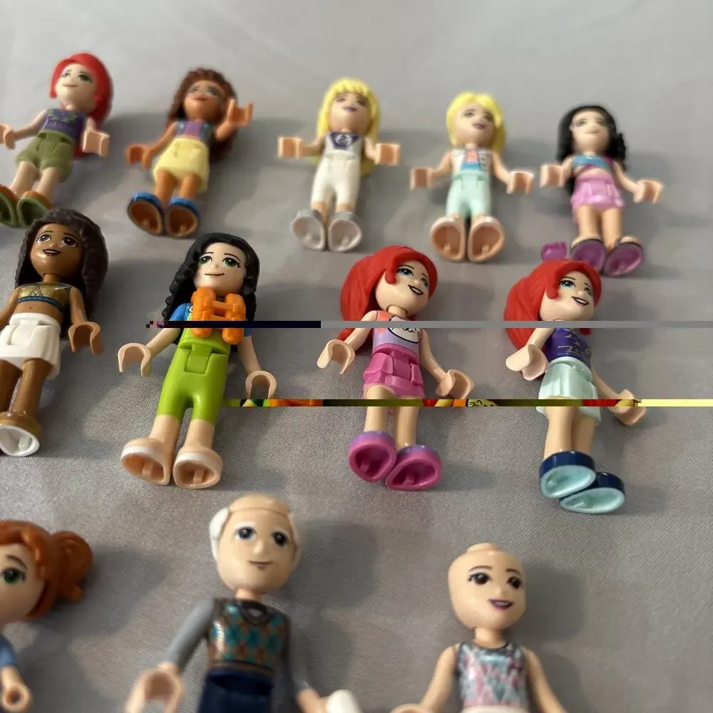 Lego Friends Random Female Girl Accessories Minifigures Marcel Ava, Lot of 12